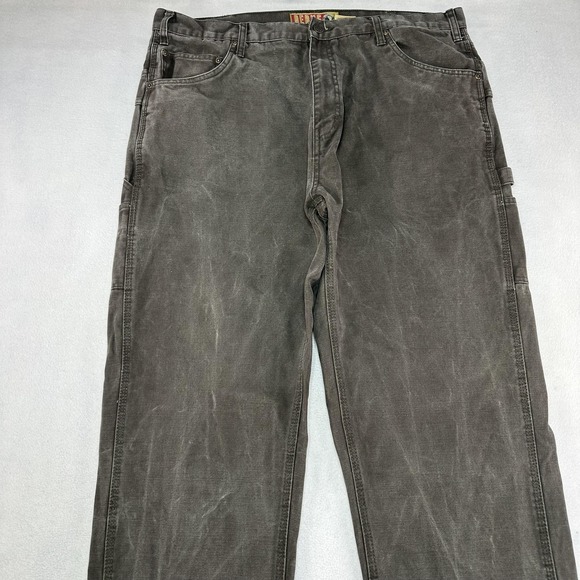 Berne Other - Berne Workwear Jeans Mens 38x34 Gray Regular Straight Canvas Carpenter Pants